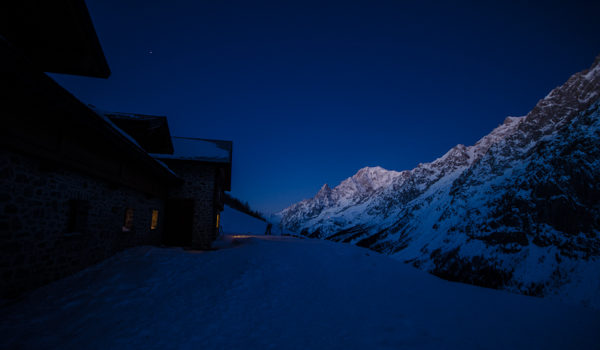 Notturna sul Monte Bianco